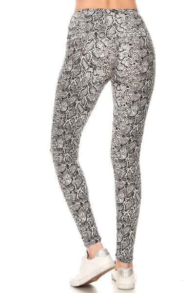 sueded high waist samara snake legging