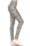 sueded high waist samara snake legging