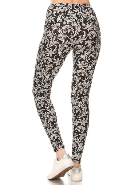 sueded high waist belle baroque legging