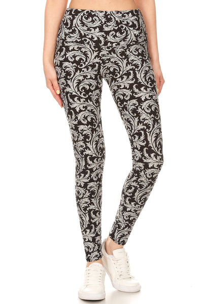 sueded high waist belle baroque legging