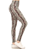 sueded high waist chloe croc legging