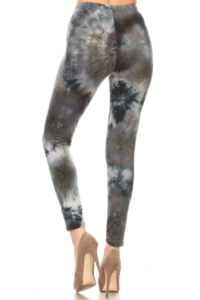 sueded deep sea tye dye legging
