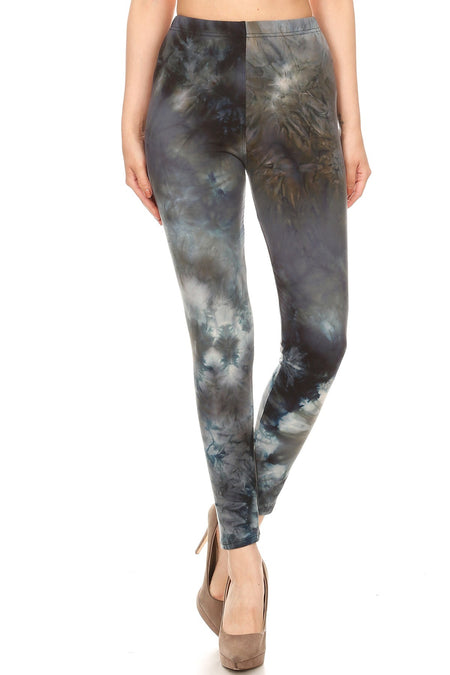 sueded solid legging
