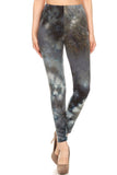 sueded deep sea tye dye legging