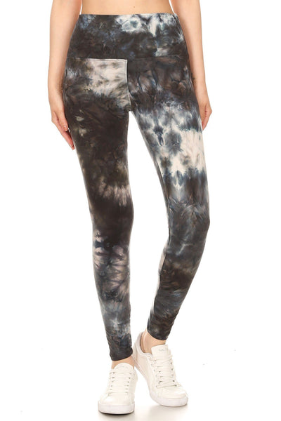 sueded high waist deep sea tye dye legging