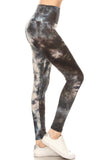 sueded high waist deep sea tye dye legging