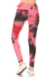 sueded high waist passion tye dye legging