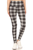 sueded high waist kayla - tartan legging