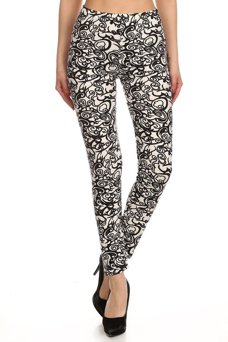 sueded solid legging