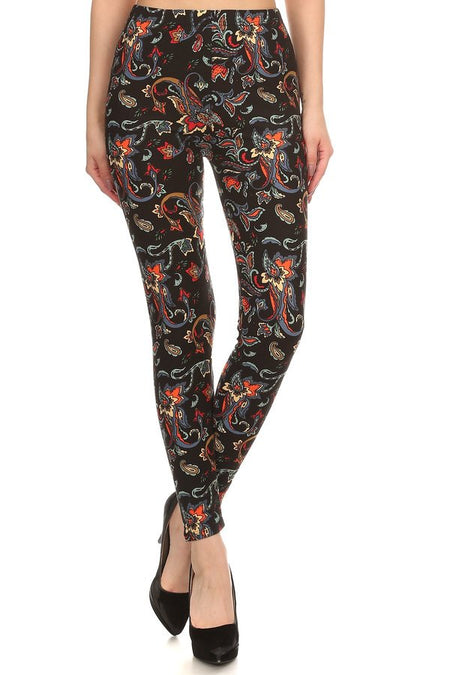 sueded solid legging