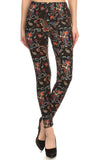 sueded phoenix flower legging