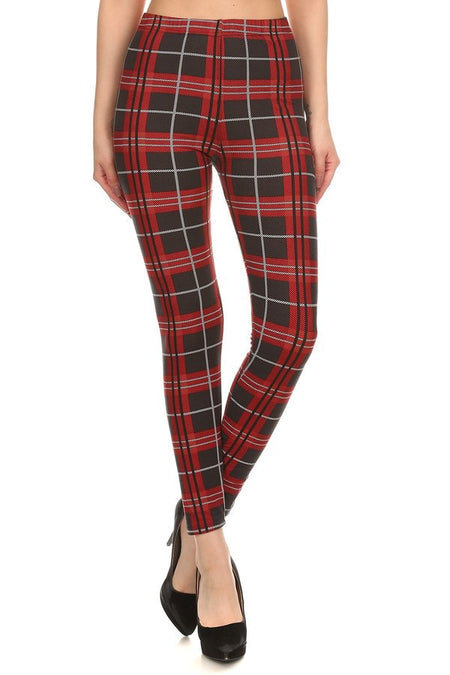 sueded solid legging