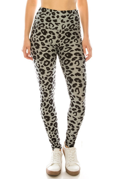sueded high waist panthera legging