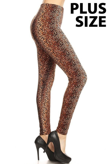 sueded solid legging