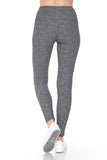 sueded high waist b/w kaleidoscope legging