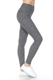 sueded high waist b/w kaleidoscope legging