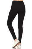 sueded high waist solid legging