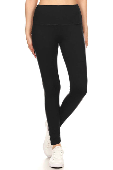 sueded solid legging