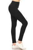 sueded high waist solid legging