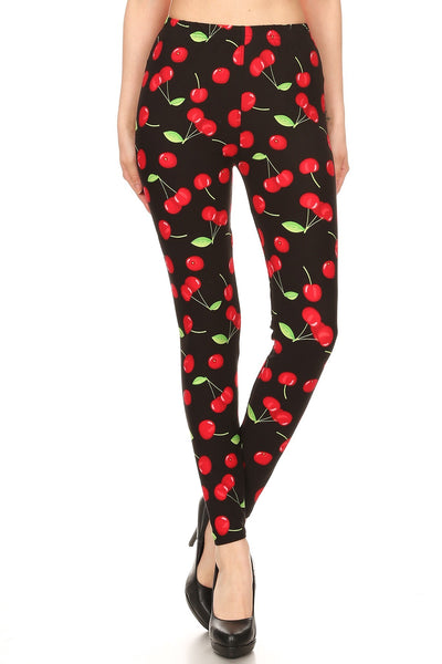 sueded retro cherry legging