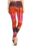 sueded coral ombre legging