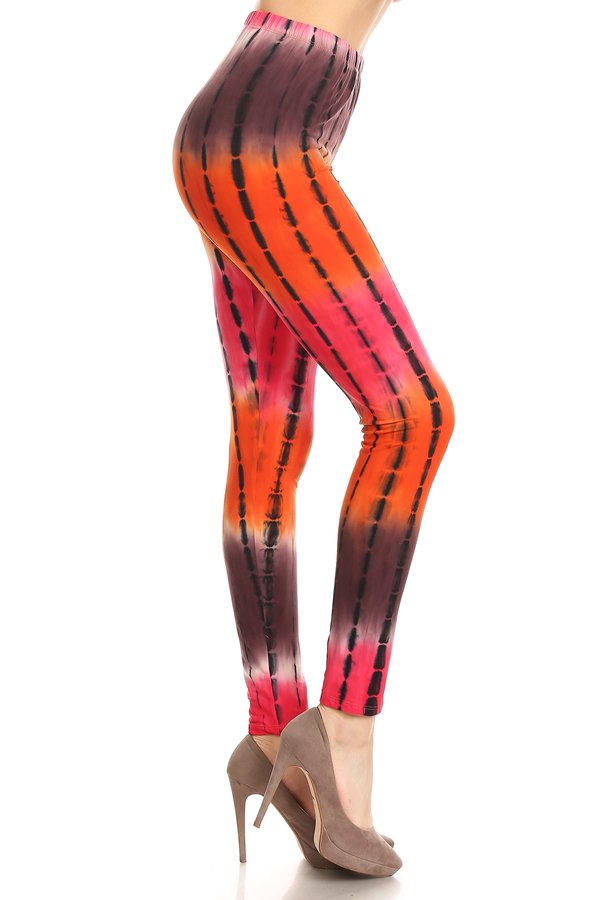 sueded coral ombre legging