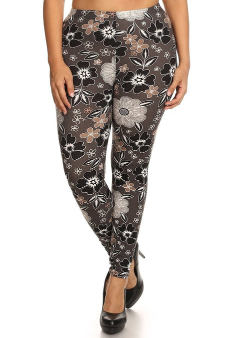 sueded combat camo legging plus